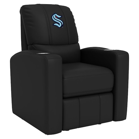 Dreamseat Stealth Recliner with Seattle Kraken Primary Logo XZ52082CDSMHTBLK-PSNHL43040